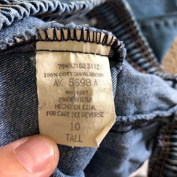 Vintage 90’s drawstring stretchy pull on jeans in size 10 Tall - Picture 5 of 5